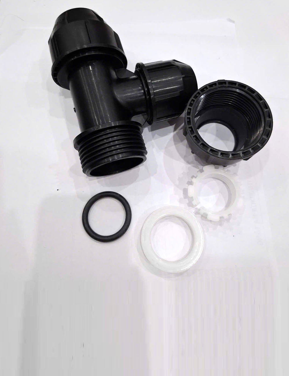 Tê thu HDPE vặn ren